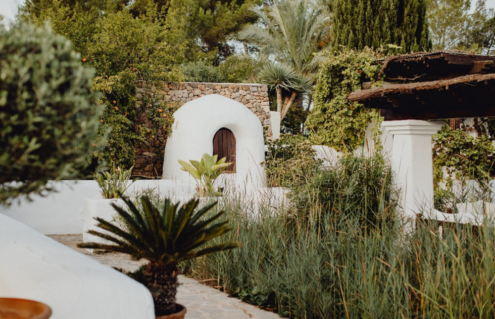 Pou humedal a una finca d’Eivissa usat per a la reutilització sostenible de l’aigua