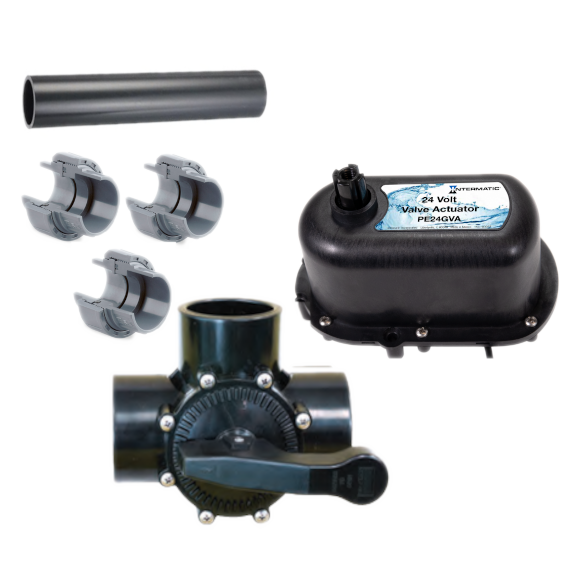 Kit Completo Accionador PE24GVA + Válvula FPI 3 Vías 2/2.5" + Adaptador 63 mm - Imagen 3